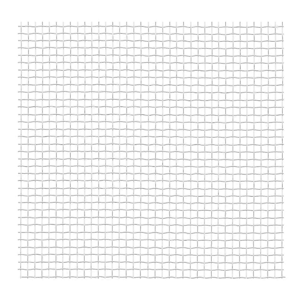 1 Pc 304 Stainless Steel Wire Mesh Pad Moss Net Aquarium Fish Tank Water Grass Plants Fixed Net Ornaments - 8x8cm (Silver)