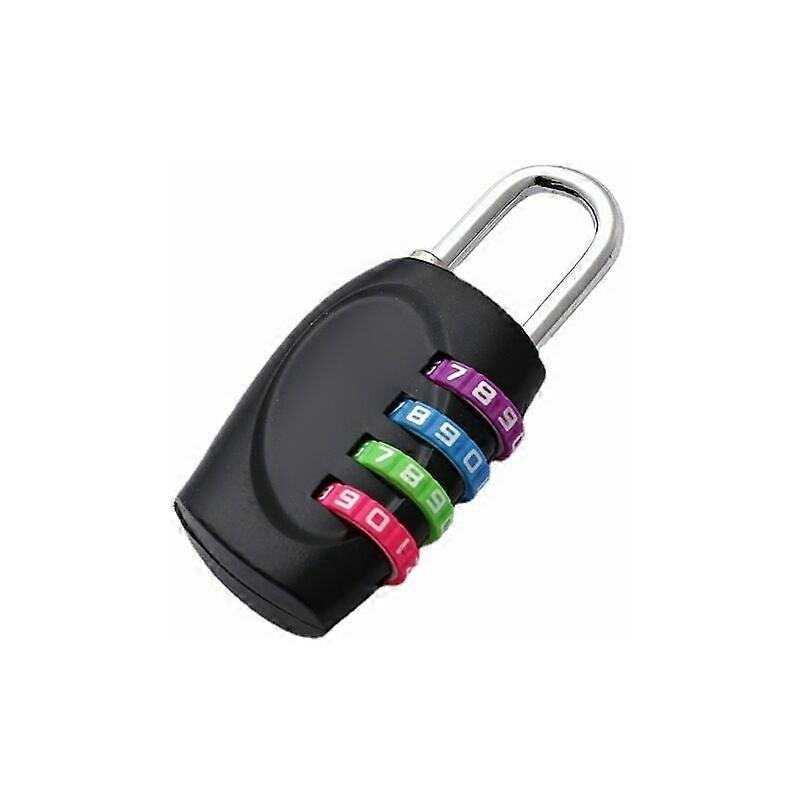 4-Digit Combination Padlock for School, Employee, Gym and Locker, Fence, Toolbox, Case, Storage (Multicolor),