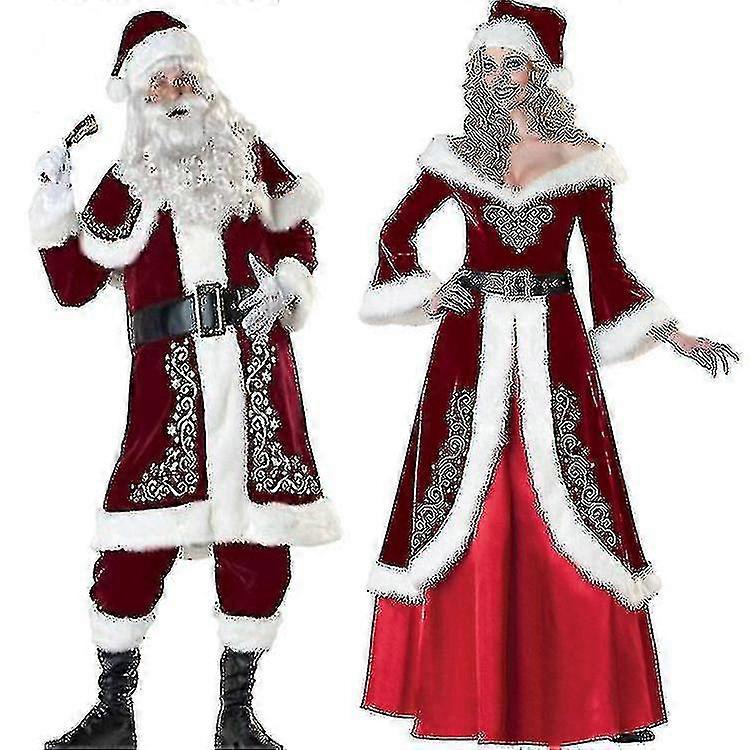 Juledragt Jul Voksen Julemandskostume-x