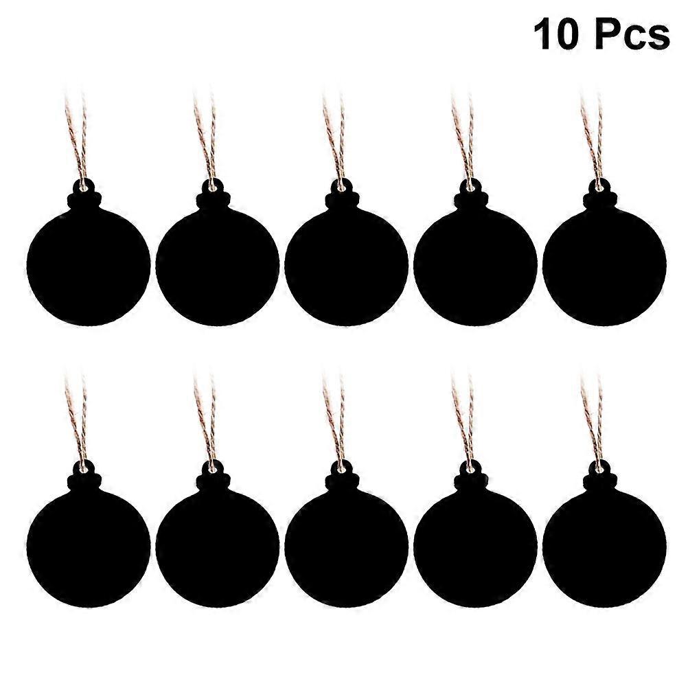 10 Pcs Mini Chalkboard Tags Chalkboard Tags Hanging Message Chalkboards Blackboard Tags