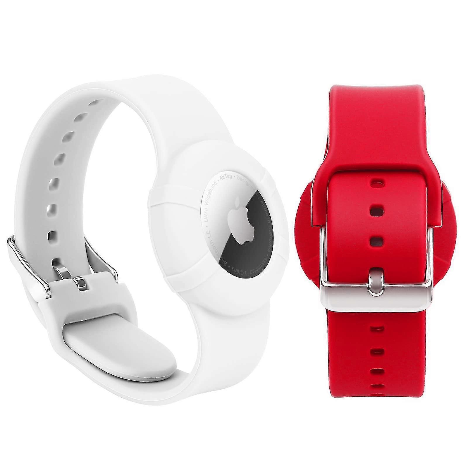2er-Pack-Airtag-Armbänder kompatibel mit verstellbaren Apple AirTag-Uhrenarmbändern