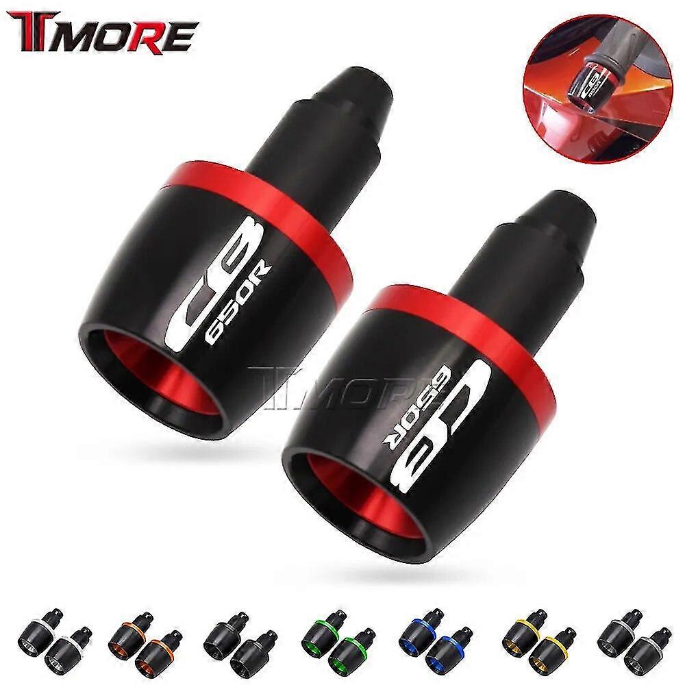 For Honda Cb650r Cb 650r Cb650 R Motorcycle Cnc Aluminum Universal Handlebar Grips Bar Ends Cap Counterweight Plug Slide