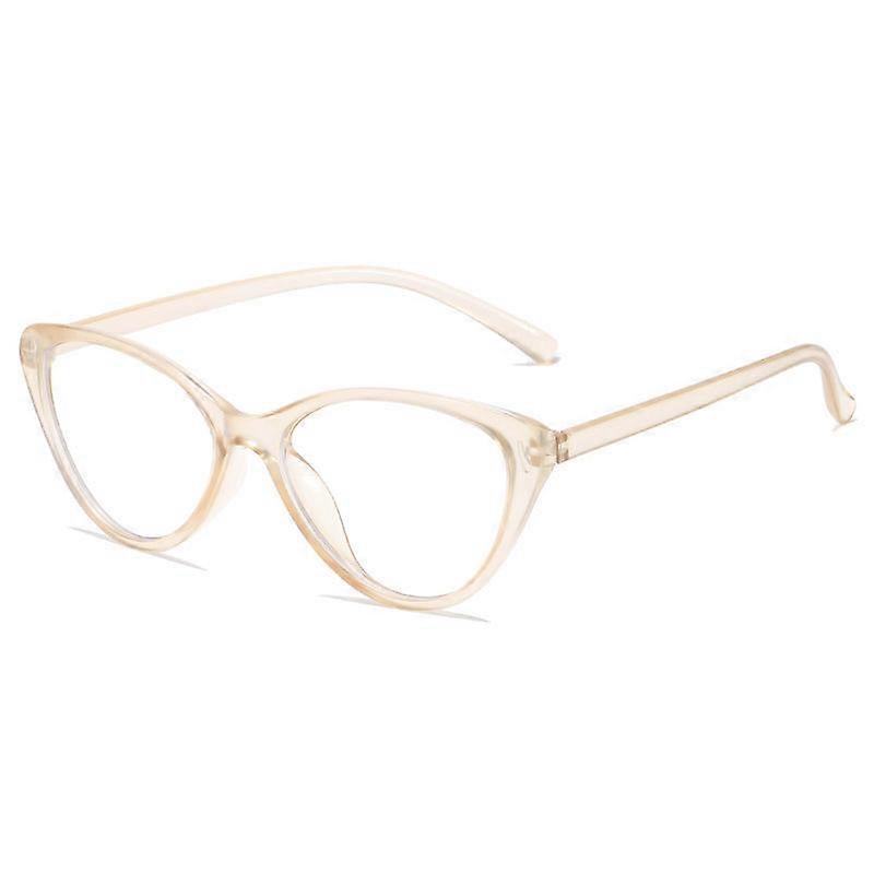 New Retro Cat Eye Sunglasses For Women Men Anti Blue Light Transparent Glasses Fashion Triangle Frame Eyeglasses Reading Eyewear