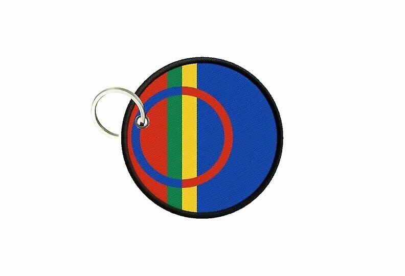 Keychain keys Sami flag samui lapland lapland lapland printed round