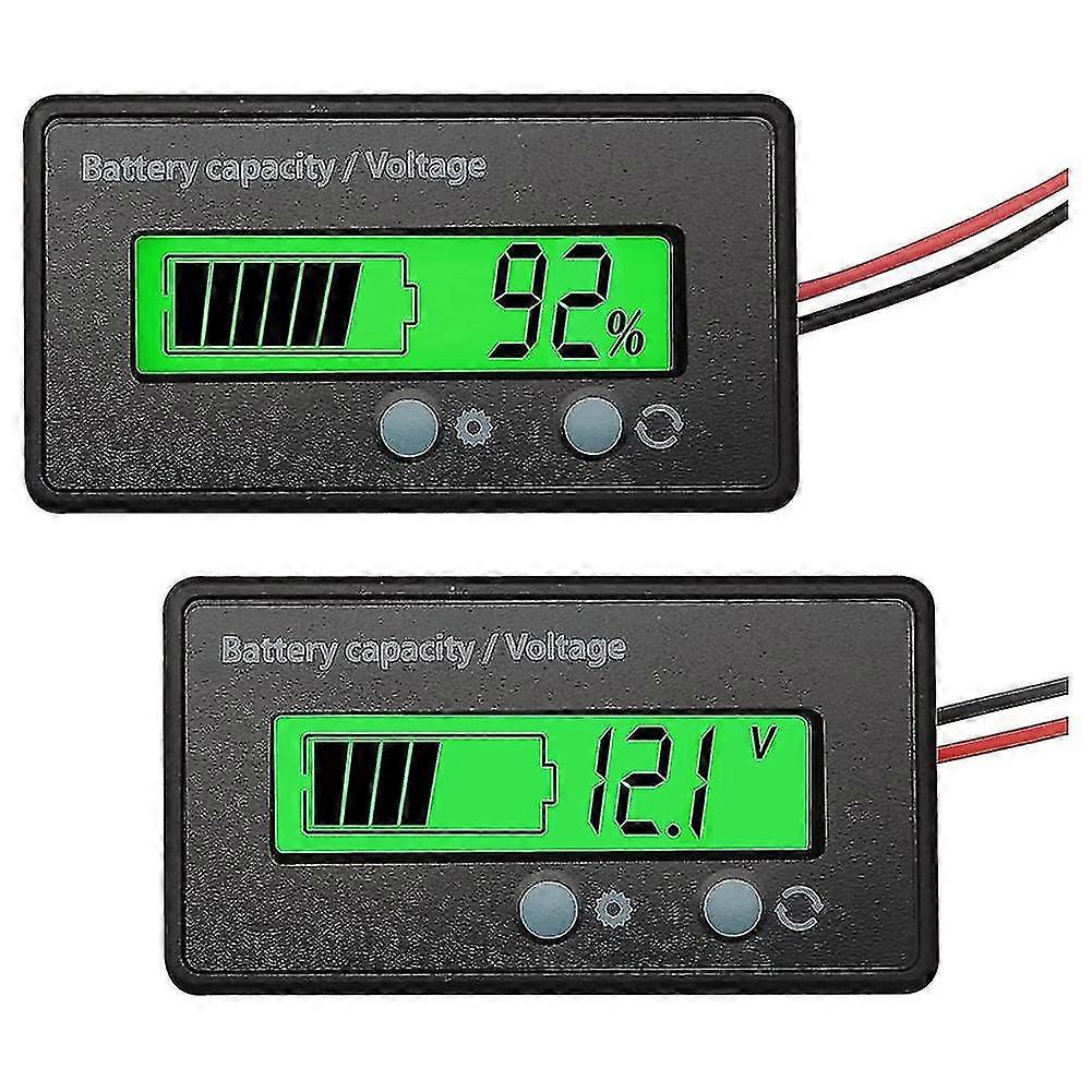 12v 24v 36v 48v 60v 72v 84v Golf Cart Voltage Meter, Indicator Instrument Display,acid And Lithium Ion Indicators C