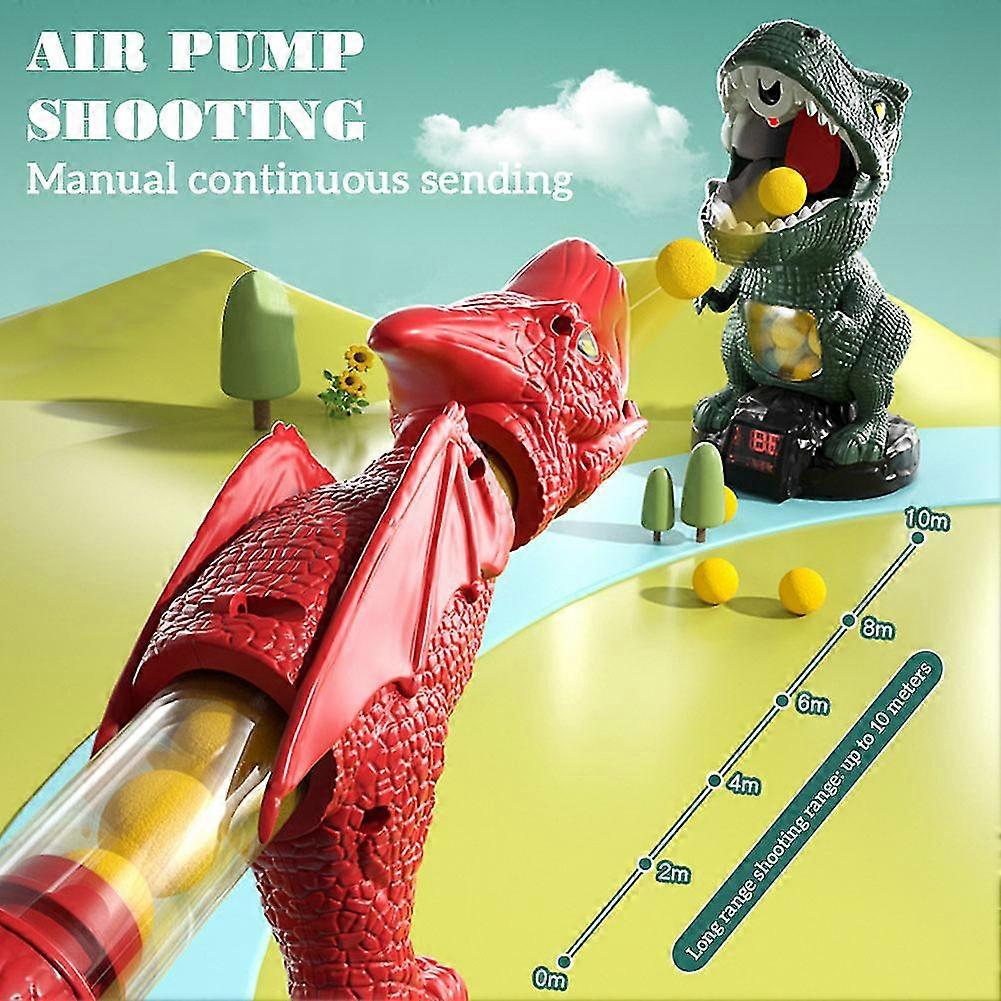 Movable Dinosaur Shooting Toys Target Practice Game Plaything for Home Indoor