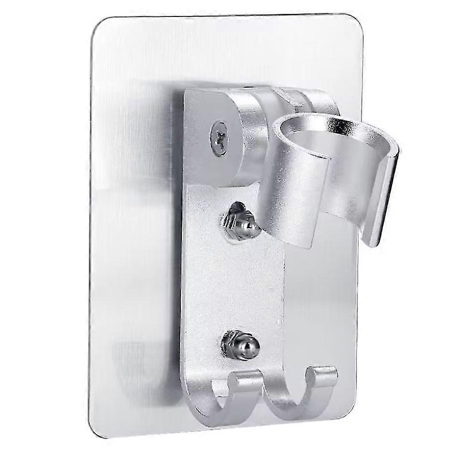 Shower Head Holder Shower Bracket Adjustable Removable Shower Wall Bracket Head Mount For Bathroom Replacement Shower Holder(1pc, Silver)