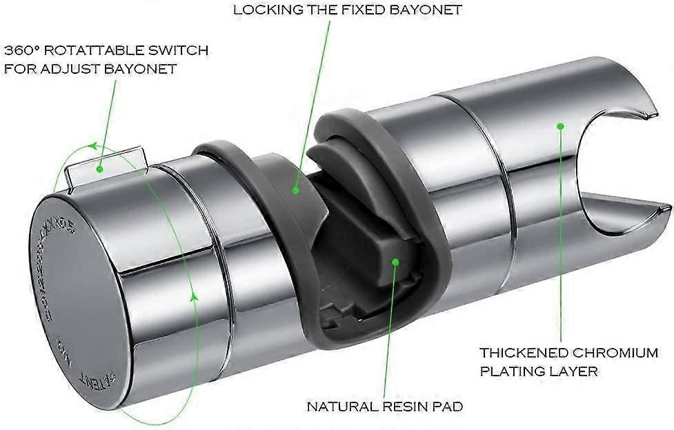 Universal hand shower bracket, adjustable shower bracket, 360  rotatable Shower bracket for slide