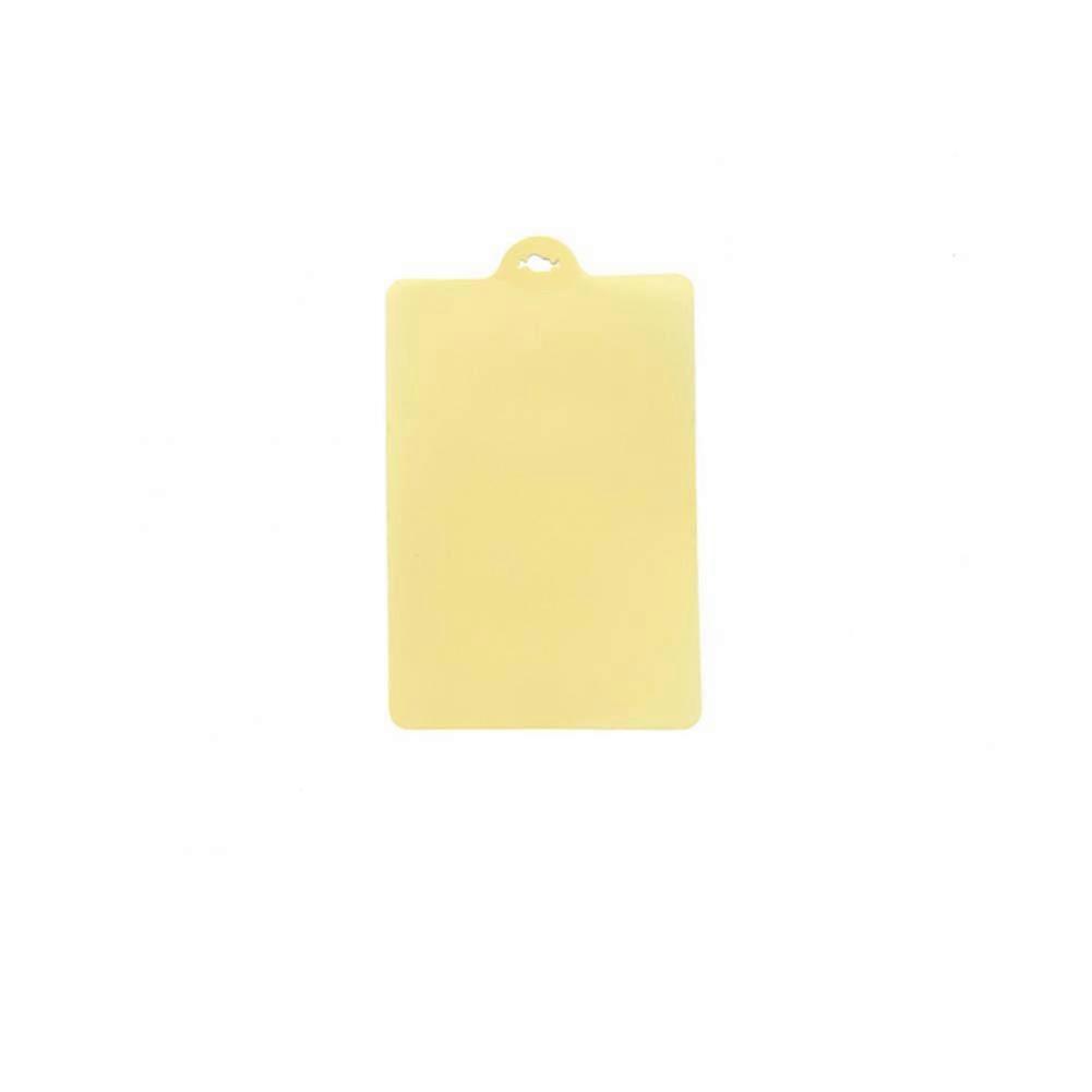 Plastic Elastic Bendable Cutting Board Kitchen Wear-proof Chopping Block Cooking Tool(Beige)