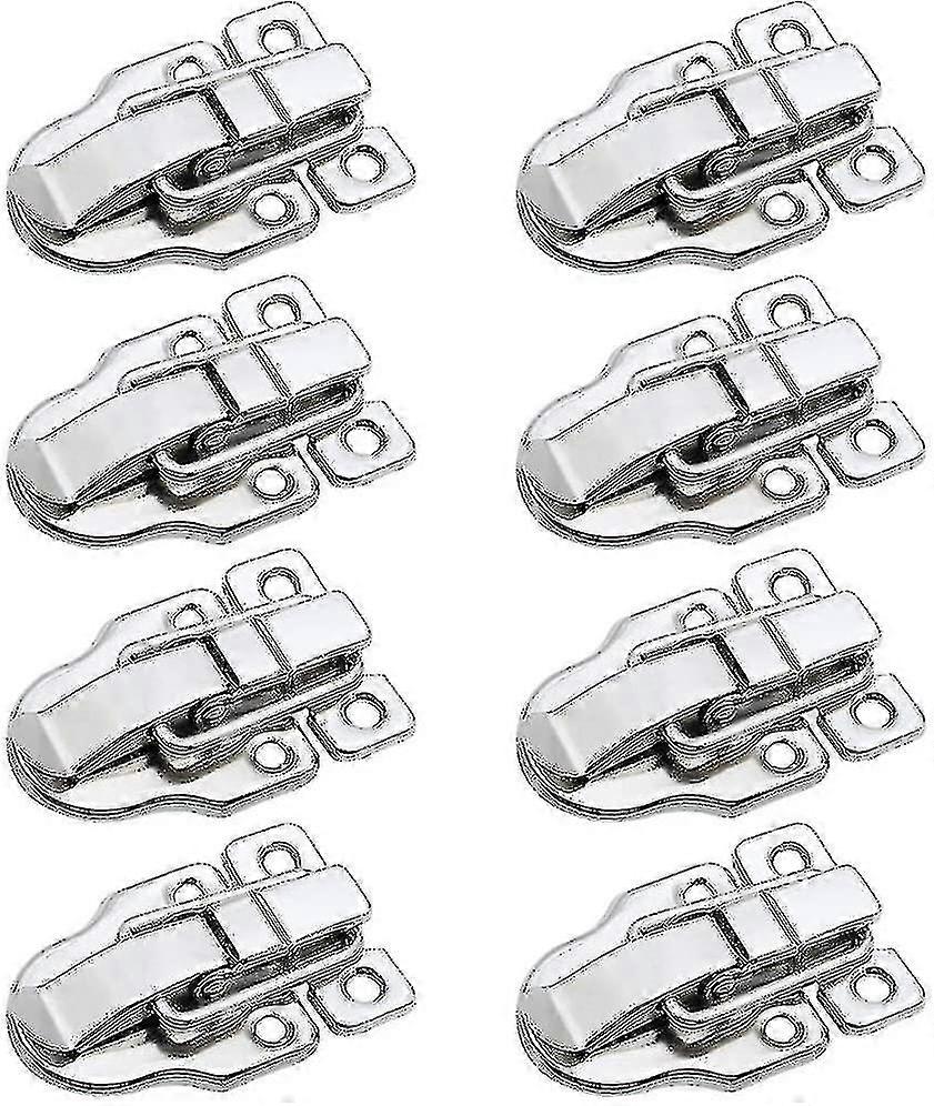 Set Of 8 Toggle Latches Metal Lever Closure Toggle Clasp Latch Spring Box Chest Lock Tool Box Storage Box