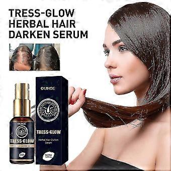 OUHOE Herbal Hair Essence Massage Moisturizes Scalp and Hair Roots Tough, Smooth and Thick Beard Car
