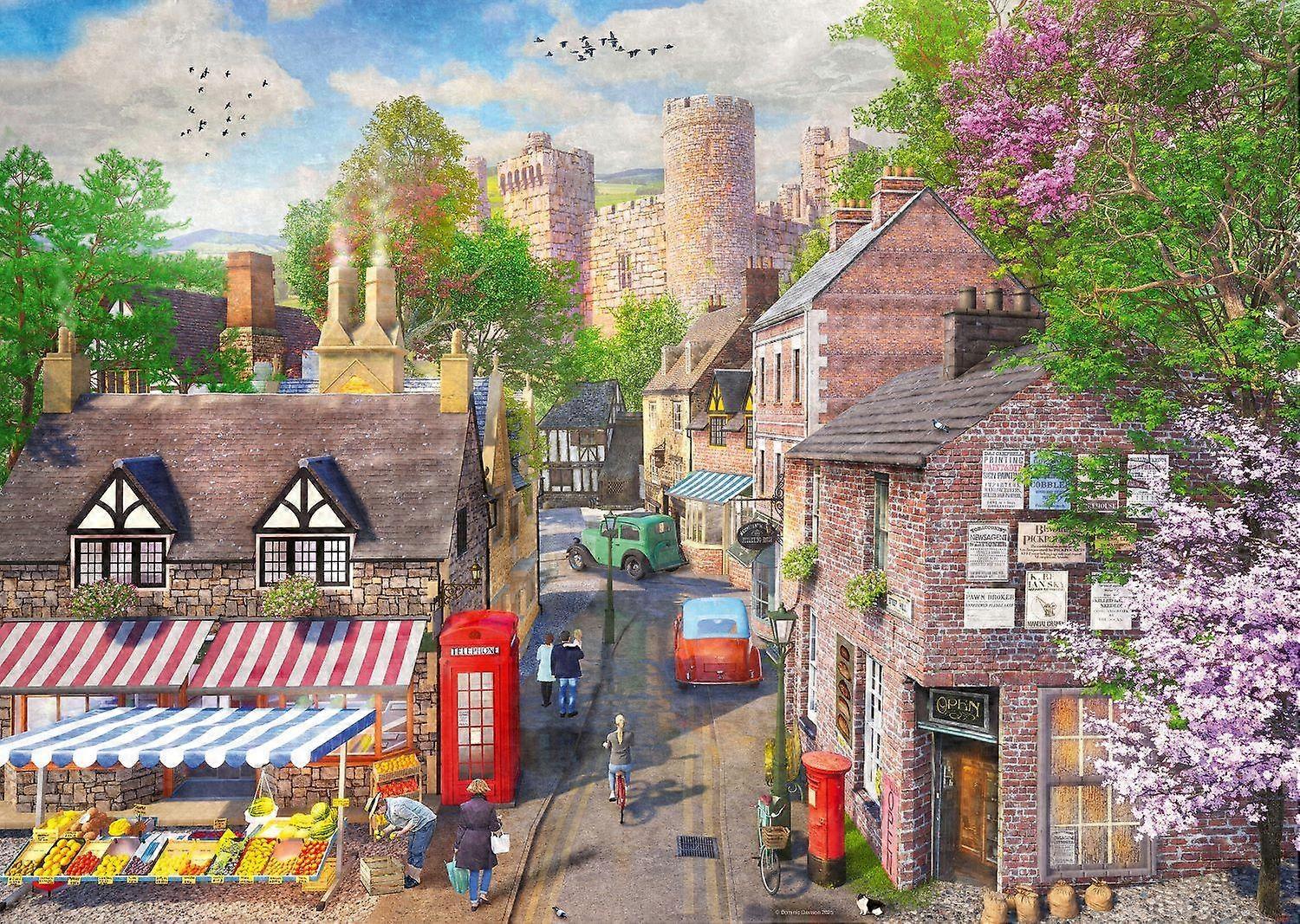 Ravensburger Down the Lane No.5 Castle Lane拼图(1000片)