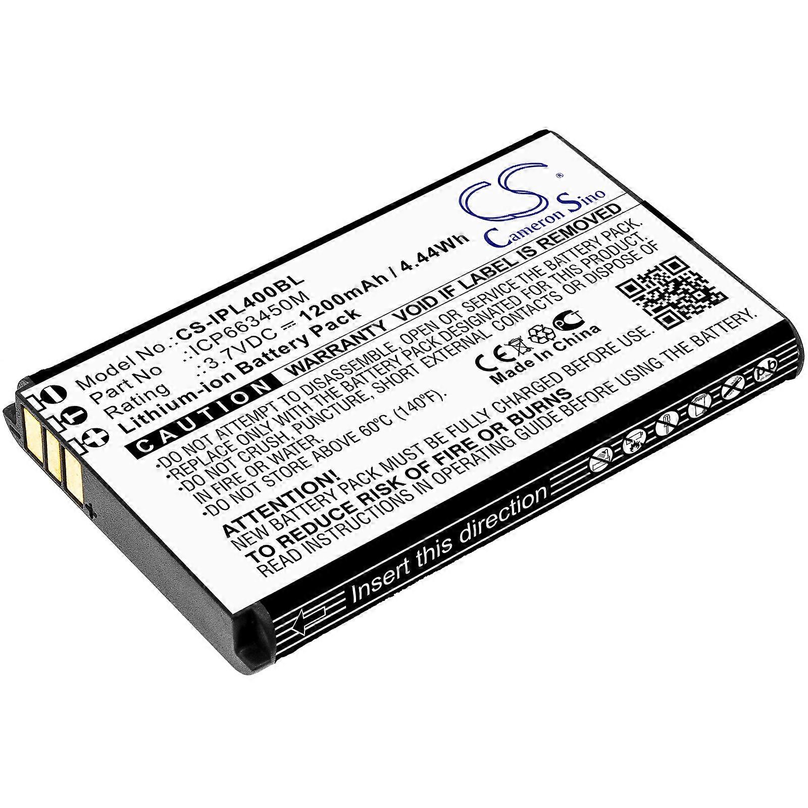 Battery for Infinite Peripherals Linea Pro 4 ICP663450M Barcode CS-IPL400BL