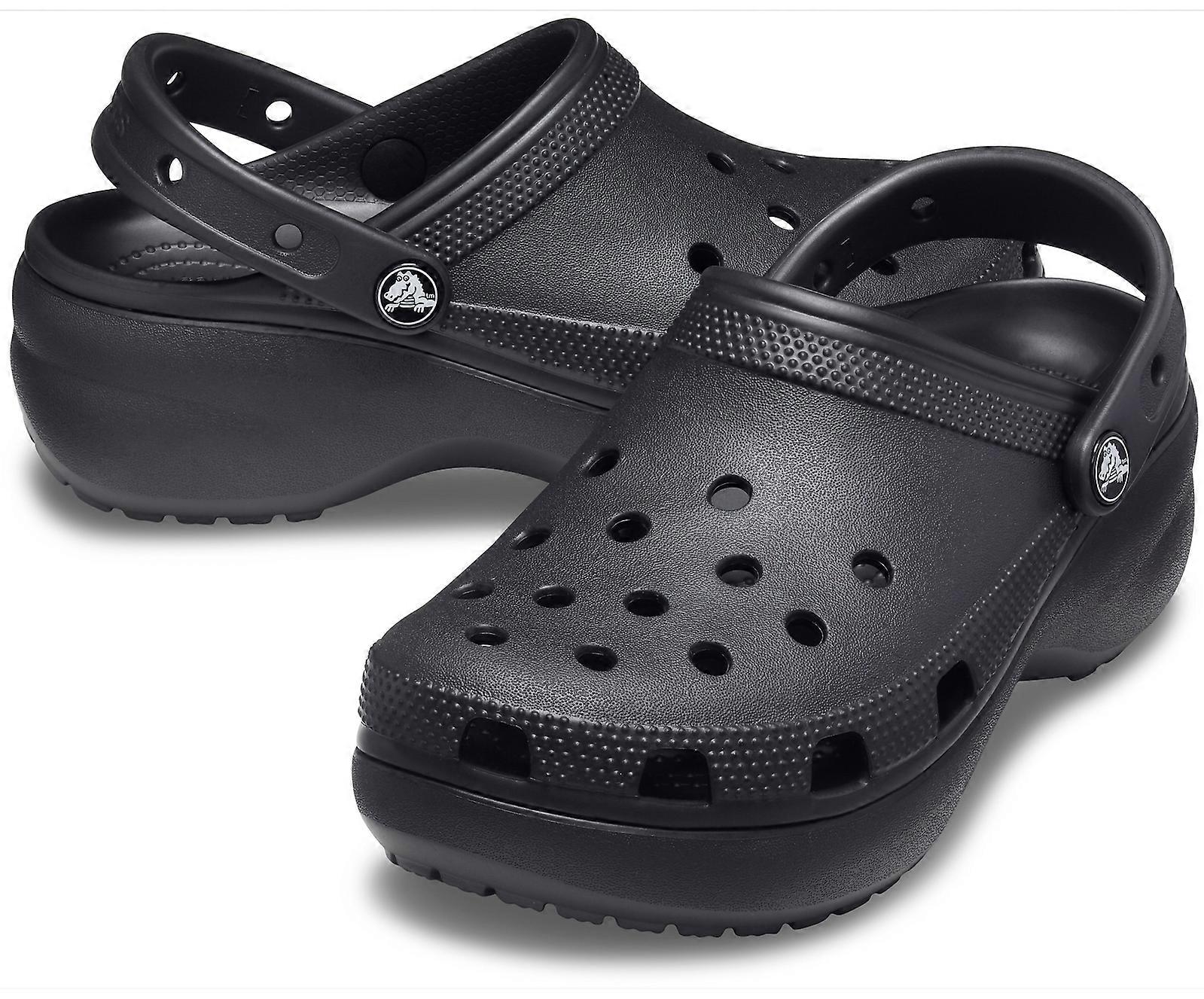 Crocs Womens Classic Platform Clog Sandals 