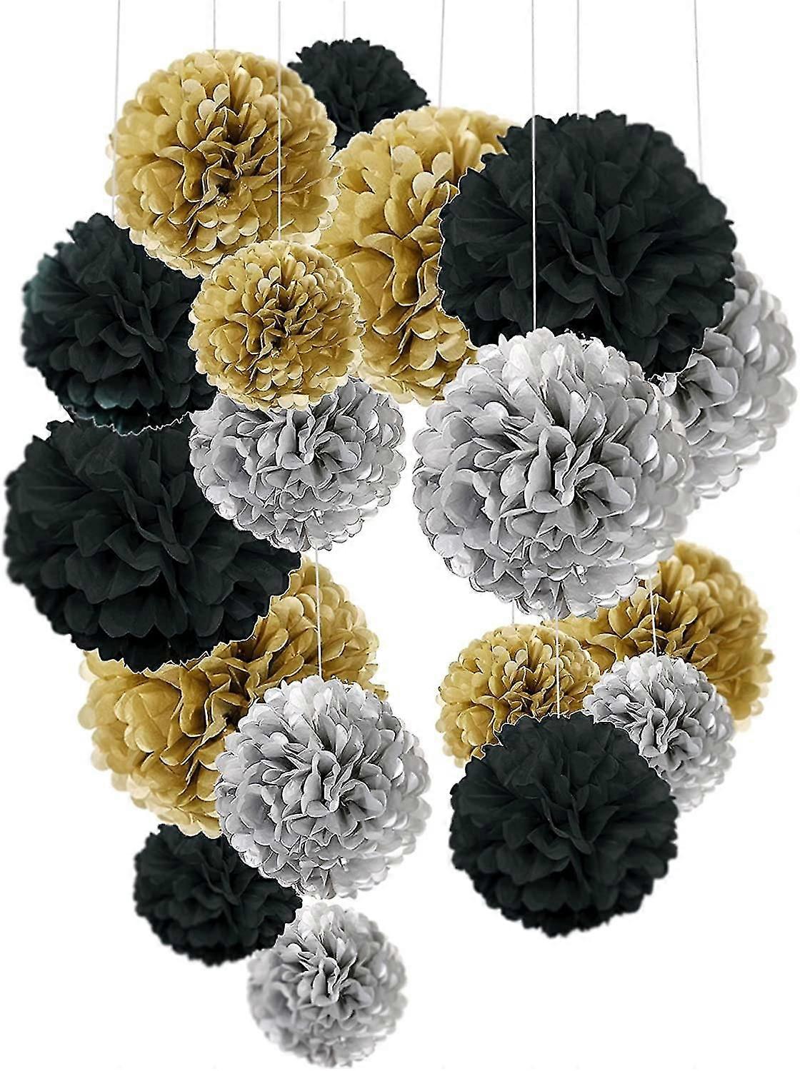 Pompom Decorations Tissue Pom Poms Paper Flower Ball