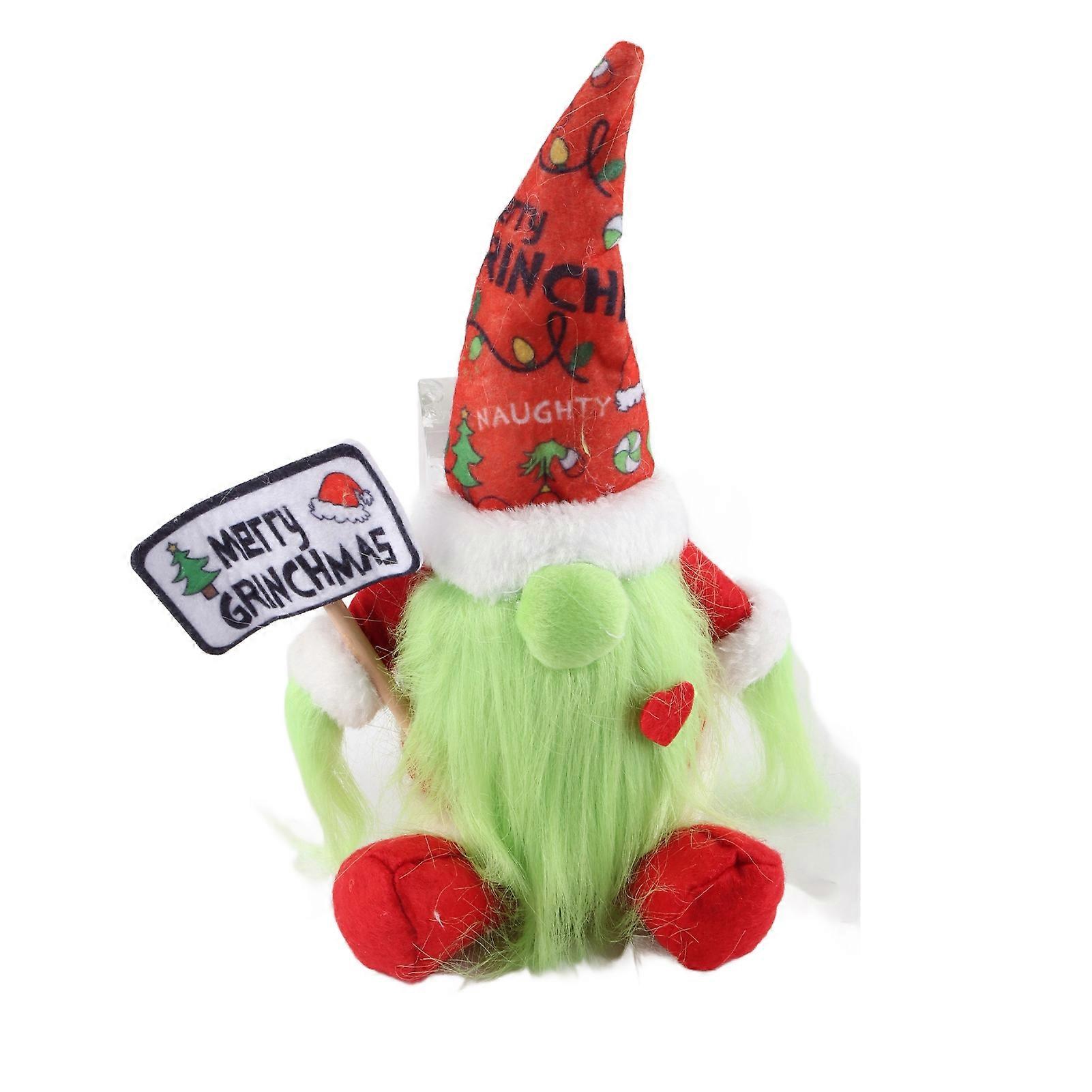 Chelf Dwarf Faceless Doll Statua Świąteczna lalka bez twarzy