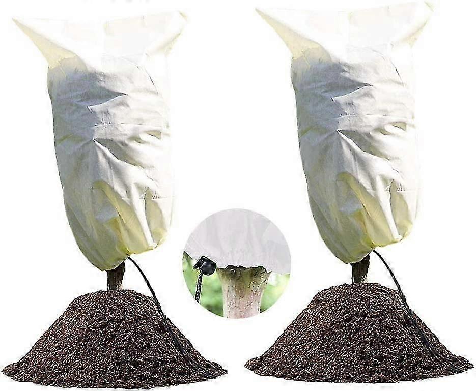 حزمة غطاء الشتاء للنباتات ، وقاية النبات ، 80 × 60 سم ، قابل لإعادة الاستخدام