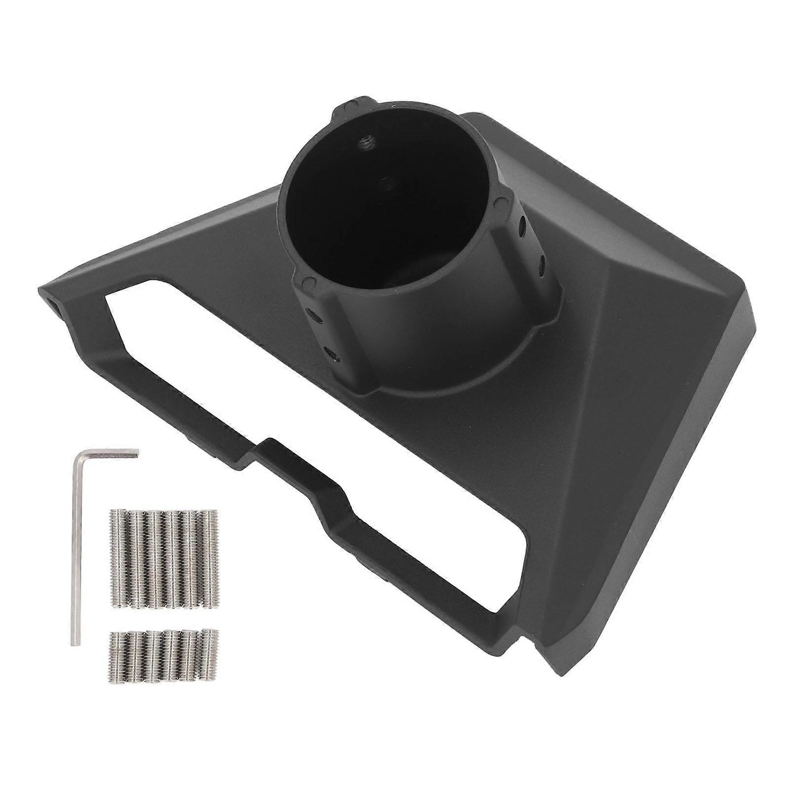 Satellite Pipe Adapter Kit Aluminum Alloy 22mm to 53mm Satellite Pole Mount Bracket for Gen 3 V3 Black