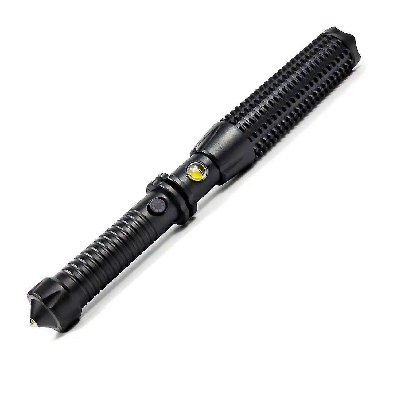 Multi functional LED strong light long-range flashlight Outdoor charging emergency light Patrol mace flashlight