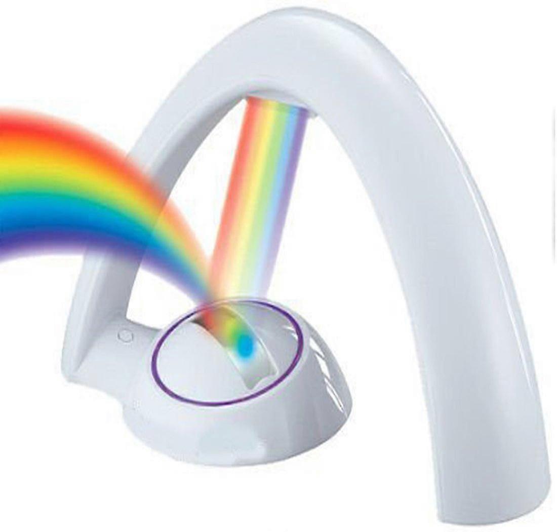 Rainbow Projector Light Colorful LED Night Projection Light 2 Modes Lighting