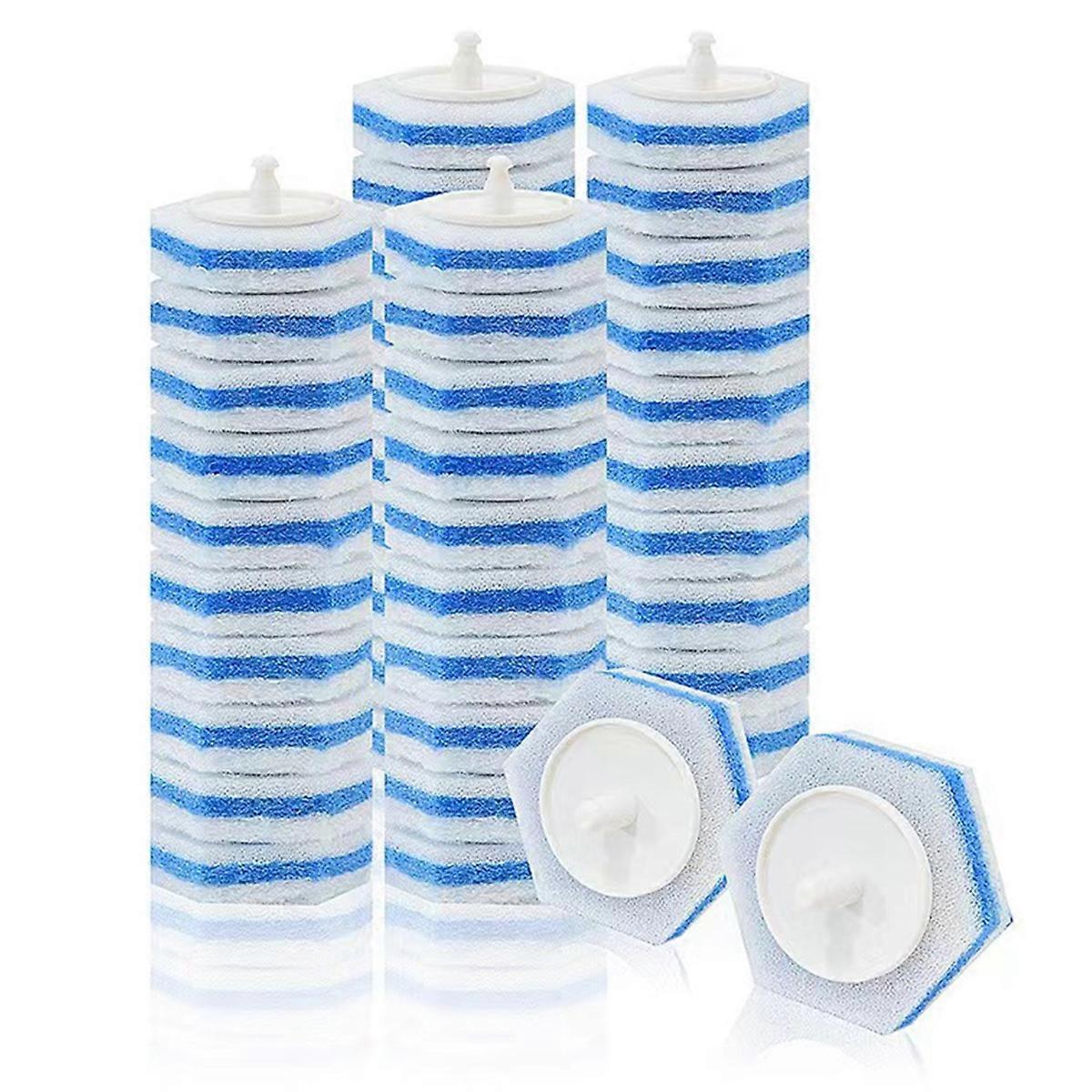 50PCS Toilet Wand Refill Disposable Wand Heads Compatible with All Toilet Wand Refills, Disposable Toilet Brush