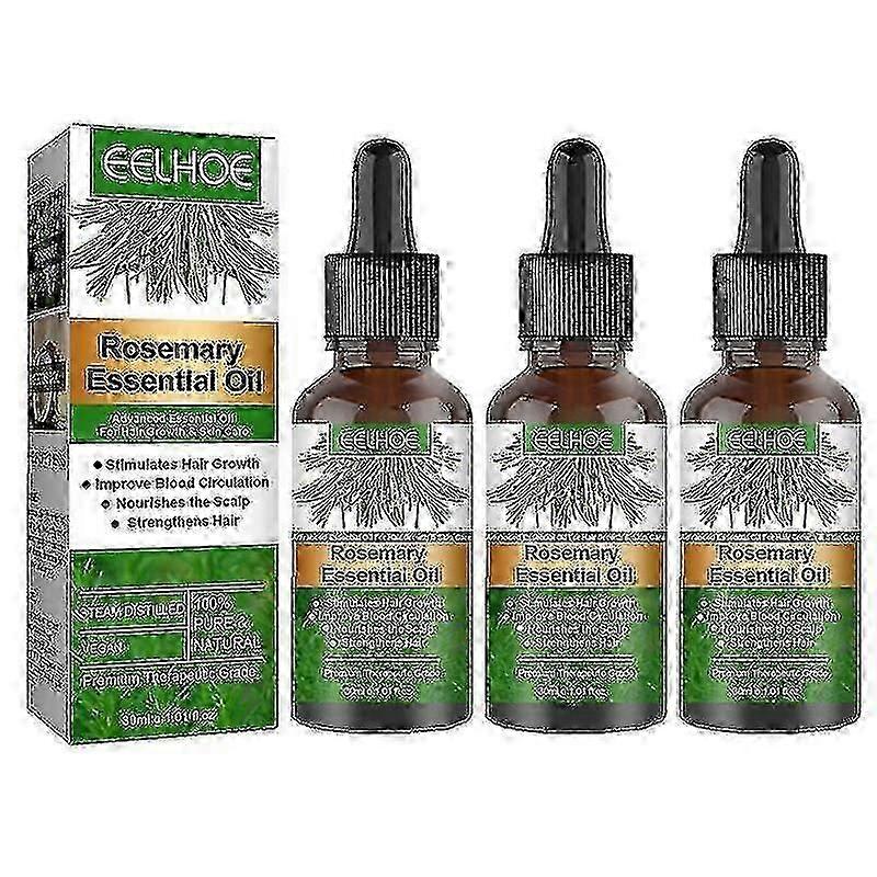 3 stuks Rozemarijn Haargroeiolie 30ml K