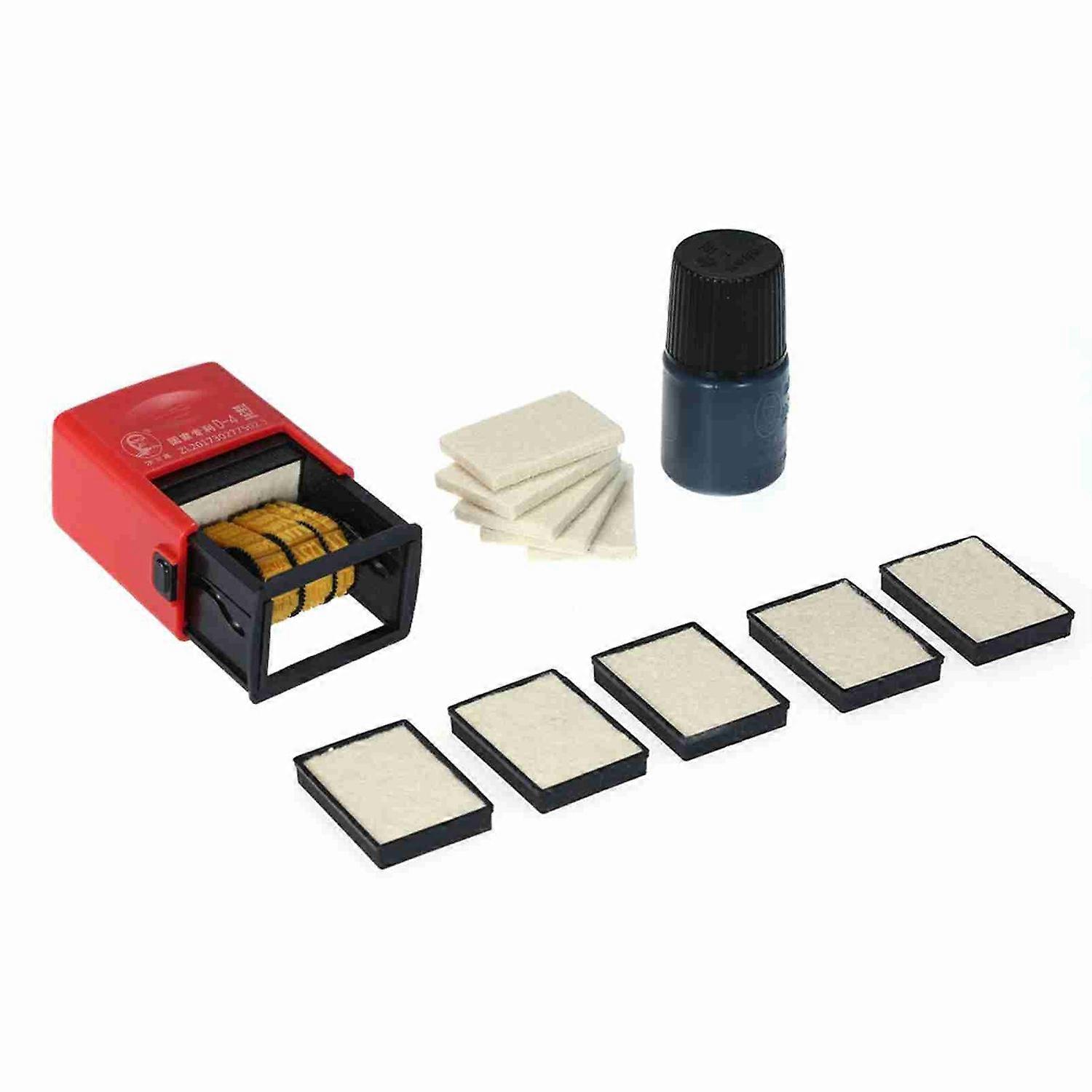 Handheld Portable Date Stamp Printer Quick-Drying Ink Date Printing Coding Machine for Food Plastic 
