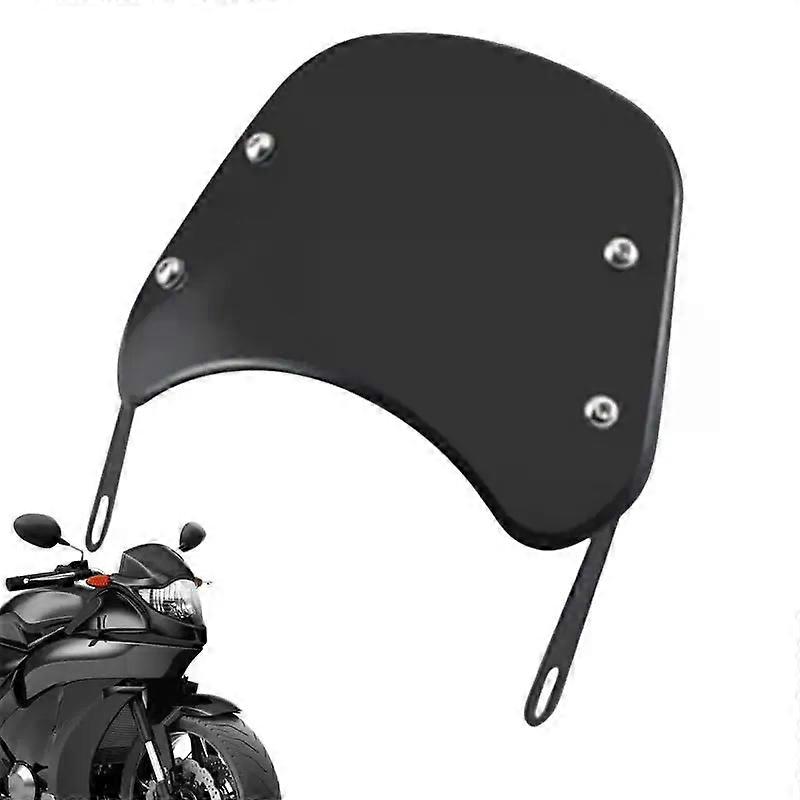Universal ABS Motorcycle Windshield  Wind Guard  Shield  Headlight Wind Deflector Spoiler Air Glass Protective Cover Windscreen MAXP