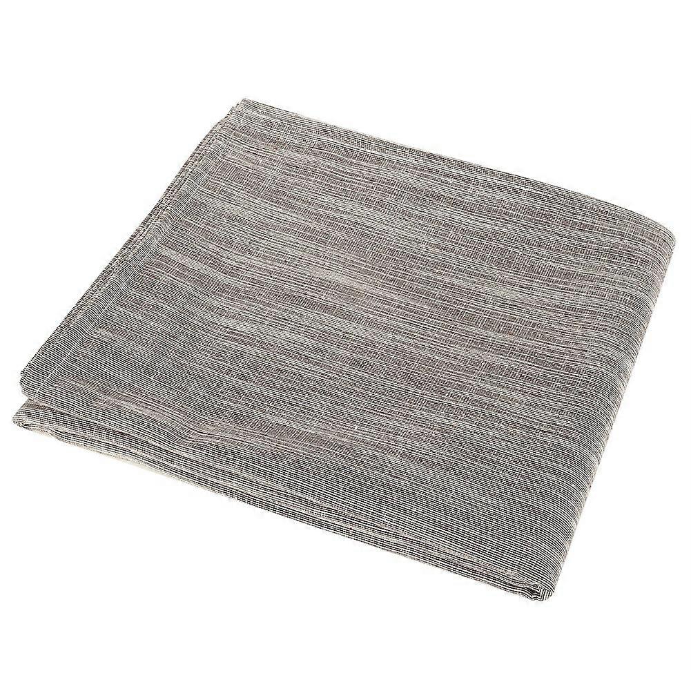Cotton and Linen Stripe Table Cloth Dining Kitchen Table Cover Protector