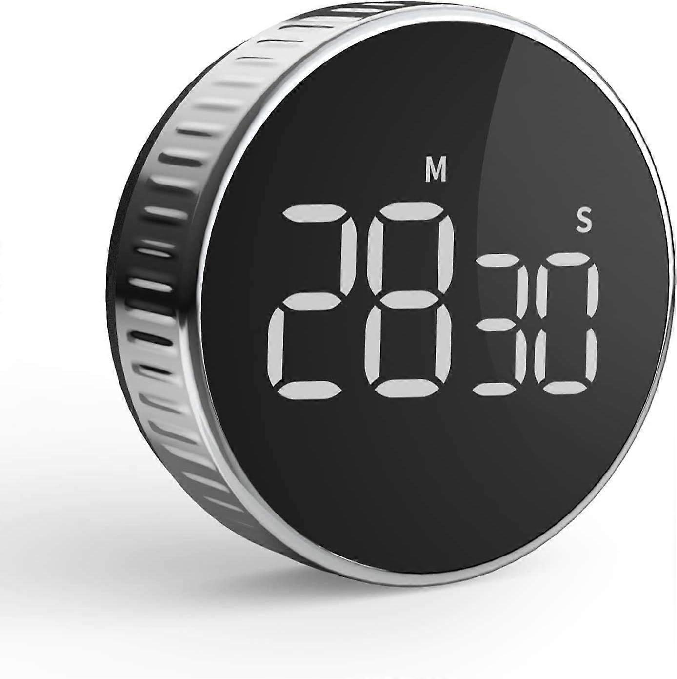 Digital Kitchen Timer with Magnetic Holder, LCD Display, Alarm Clock, Egg Timer for Cooking, Baking, Sports, Study