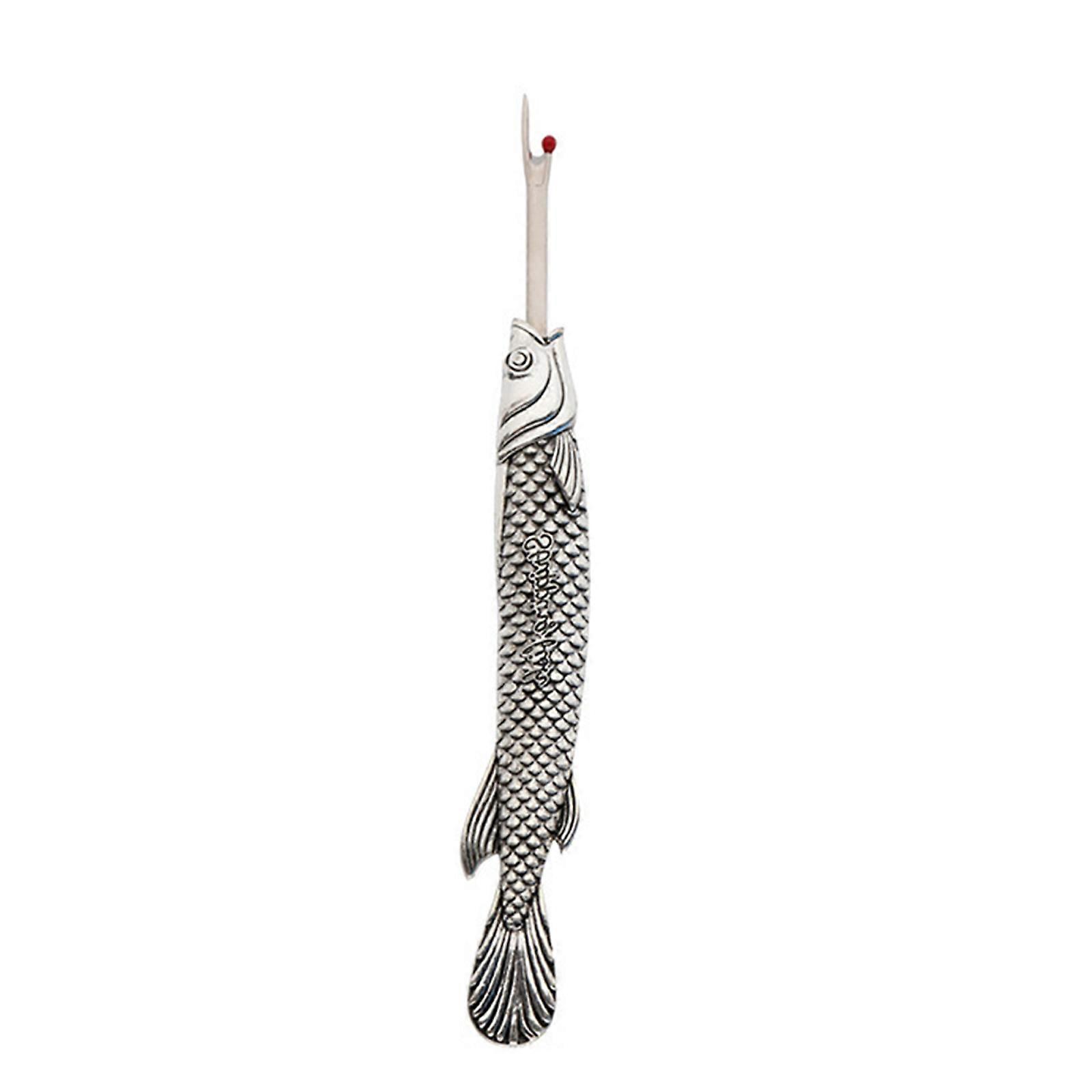 Découd-vite vintage en forme de poisson, couture décousue décousue découseur outil de dissolvant de fil pour enlever le fil, couture, travaux d’aiguille