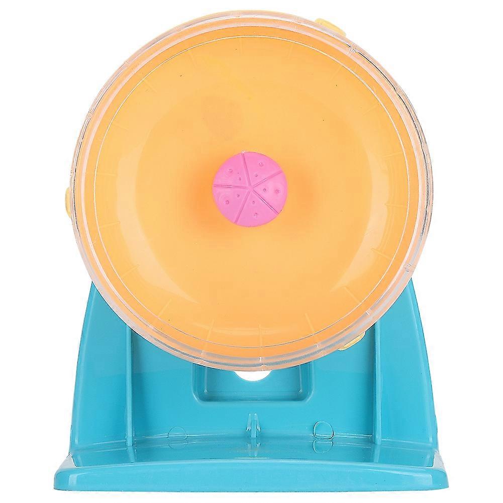 Plastic Hamster Running Wheel with Bracket, Super Silent Roller Exercise Toy for Small Pets, Durable and Lightweight Design