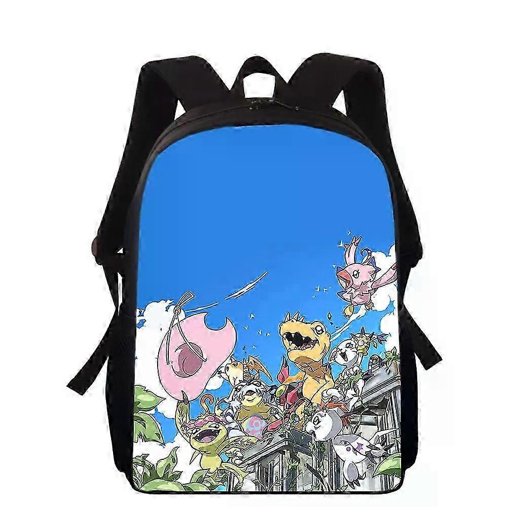 i609 Digital monster Digimon Kids Backpack Bags for Boys Girls