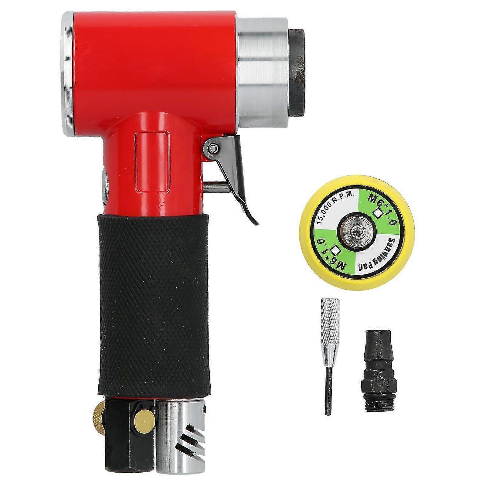 Pneumatic Sandpaper Machine 2/3in Eccentric Grinding Sanding Pad Air Polisher Mirror Buffing