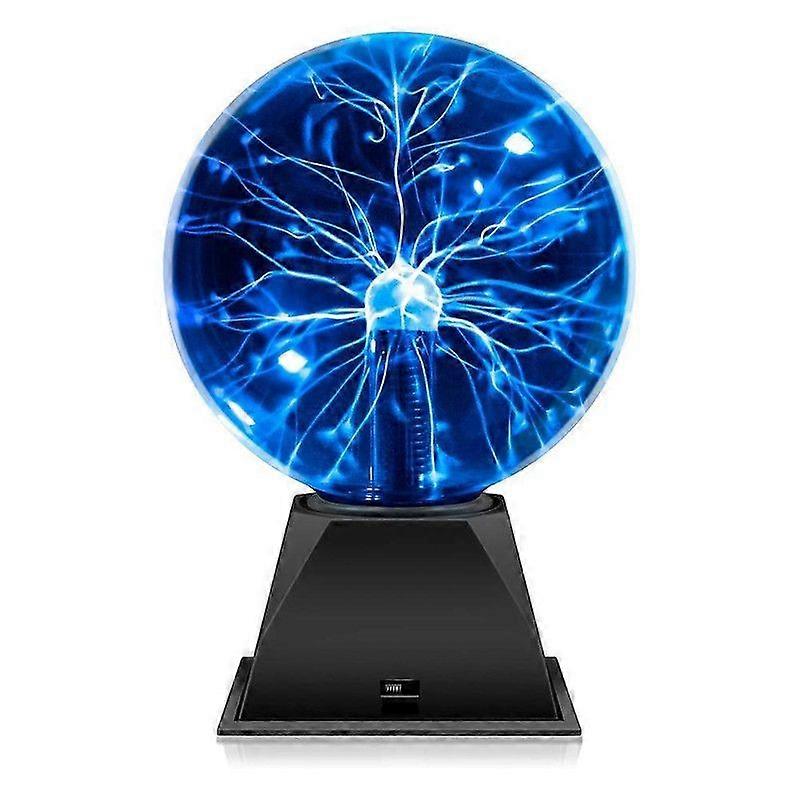 Plasma kugle lampe 6 tommer videnskab legetøj touch og lydfølsom plasma globe
