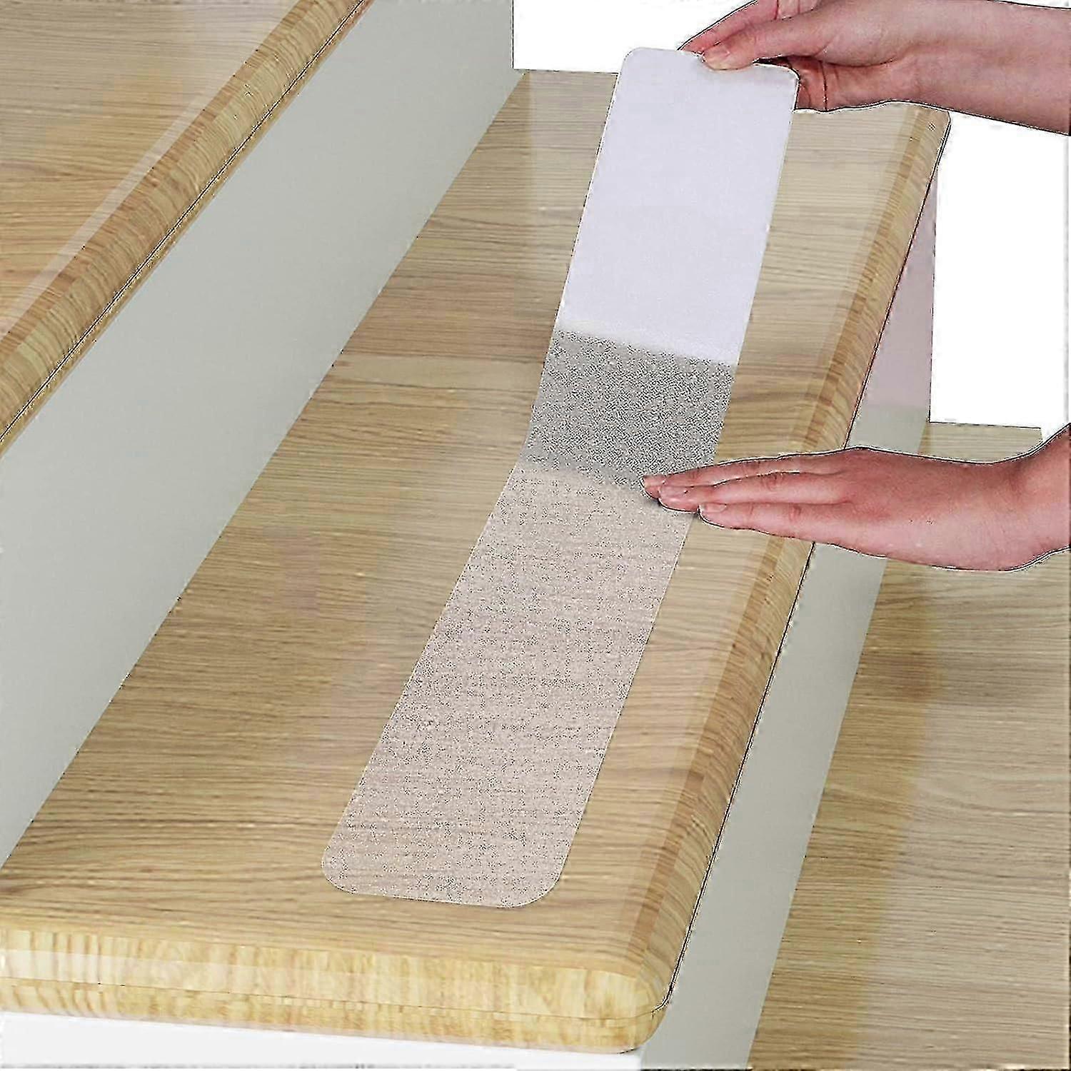 درج الشريط المضاد للانزلاق ، 60 * 10 سم ، 15 قطعة ، شريط لاصق شفاف مضاد للانزلاق ، شريط جر مضاد للانزلاق ، مقاوم للماء وغير قابل للانزلاق ، للداخلي / في الهواء الطلق ، عبر