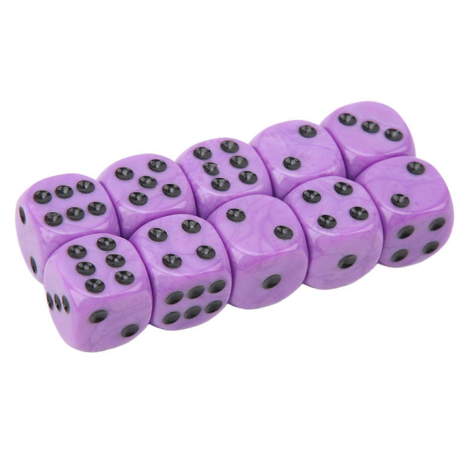 16mm Round Corner Dice Set - 20 Pcs of 6-Sided Dice