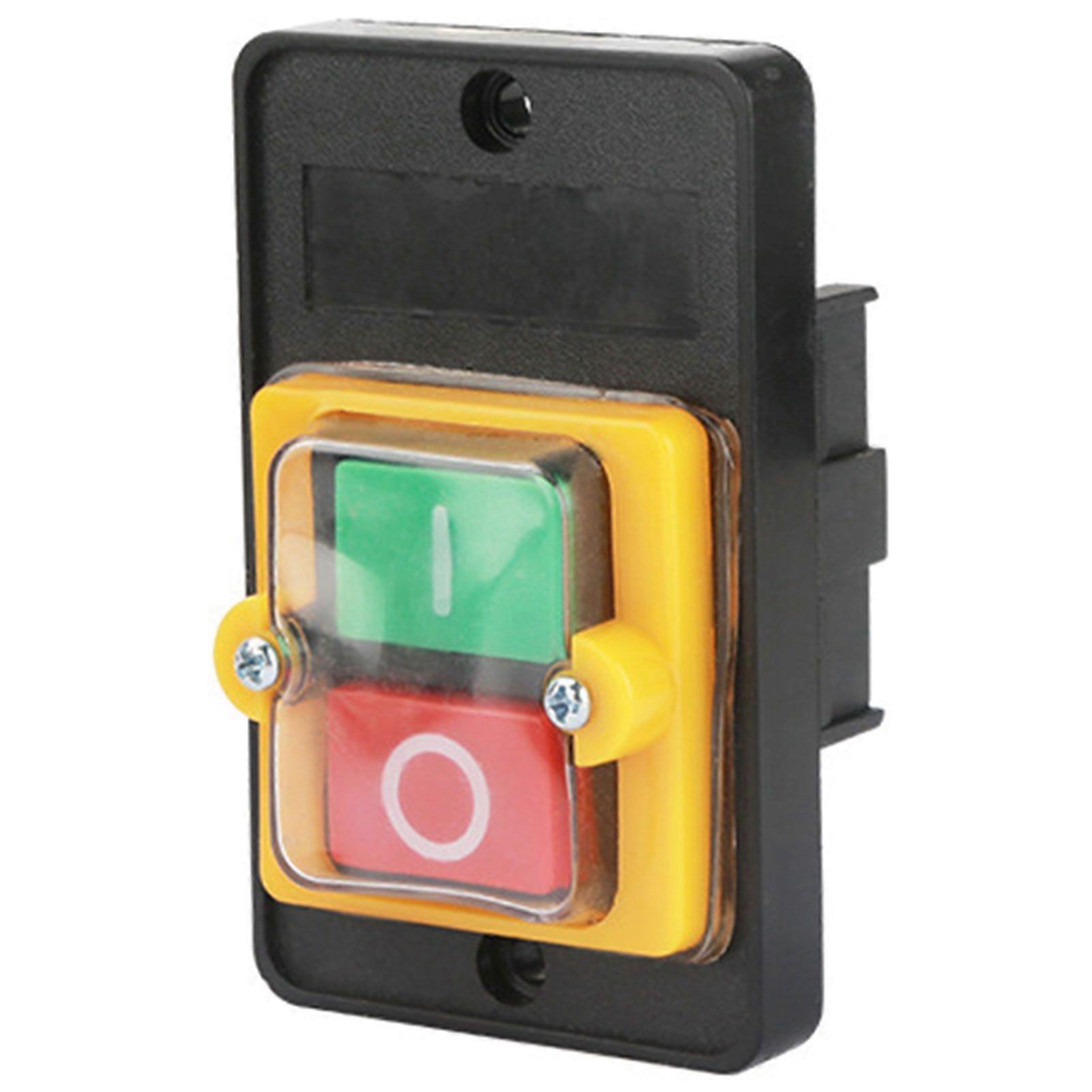 KA0-5 380V 10A Black Switch Button 2 Position Power Control Pushbutton Push Button Switch for Cutting Machine