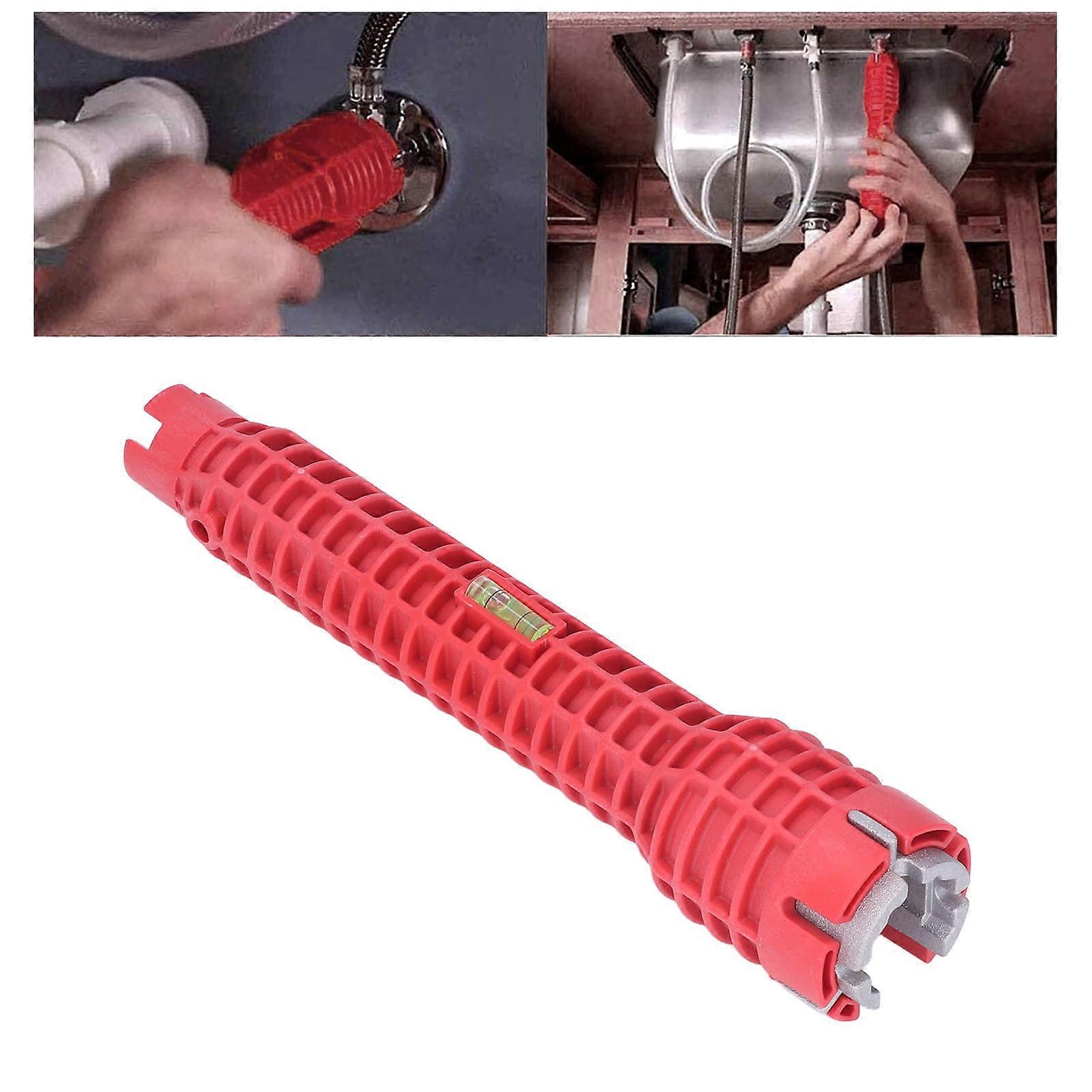 Faucet Sink Installer Wrench Tool Set Red 40mm 34mm Kit