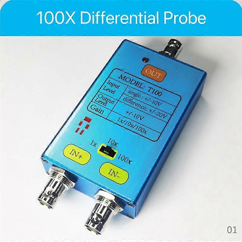 10M Bandwidth Oscilloscope Split Probes Weak 100X Signals Amplifier