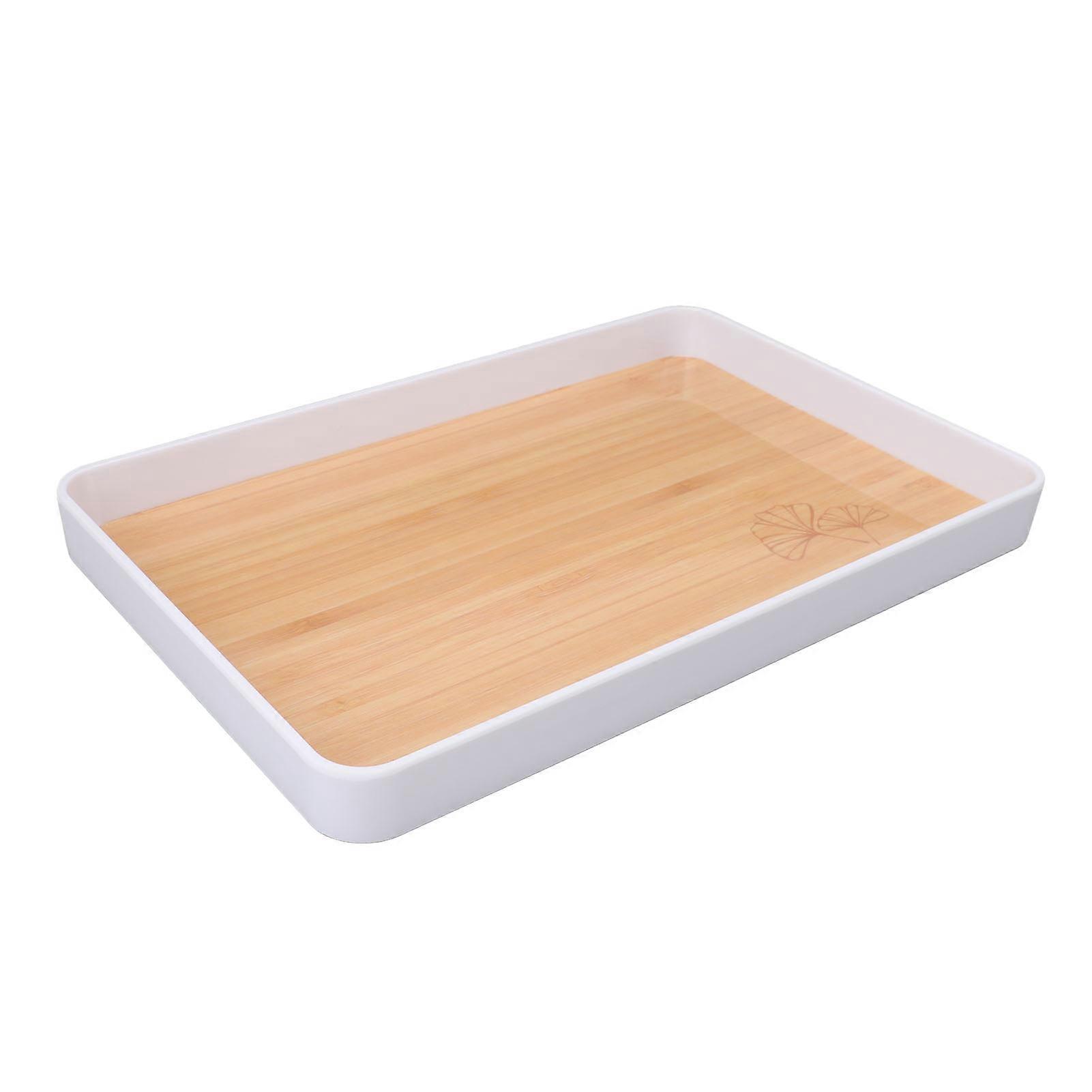 Rectangular Plastic Stackable Tray 35x23cm for Documents & More