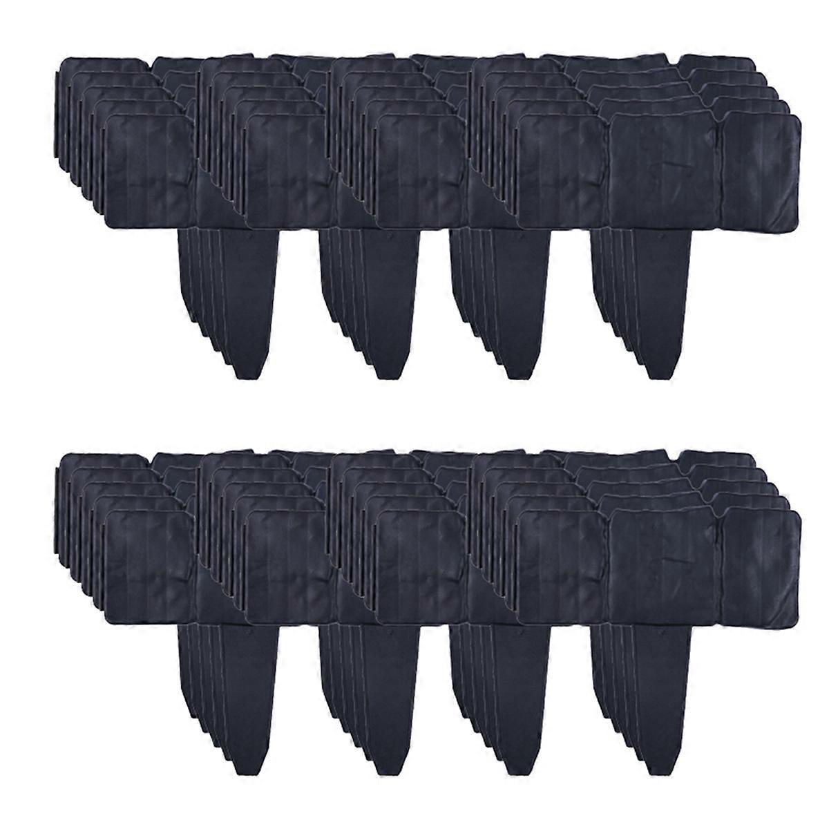 Lot de 40 piquets de soutien pour plantes en imitation pierre pour clôture de jardin, C