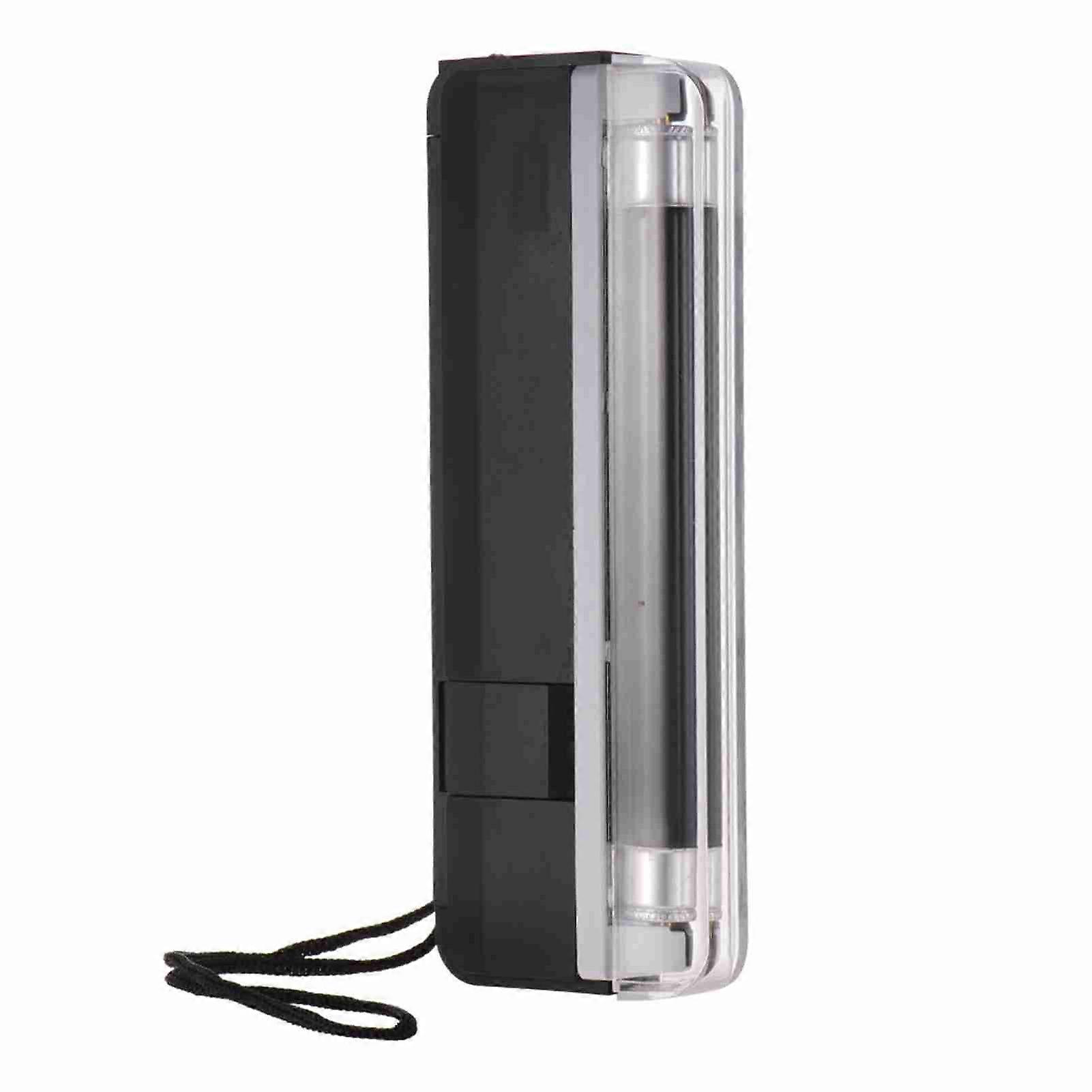 2-in-1 Portable Mini Money Detector Counterfeit Cash Currency Banknote Bill Checker Tester with UV Light Flashlight for USD EURO POUND