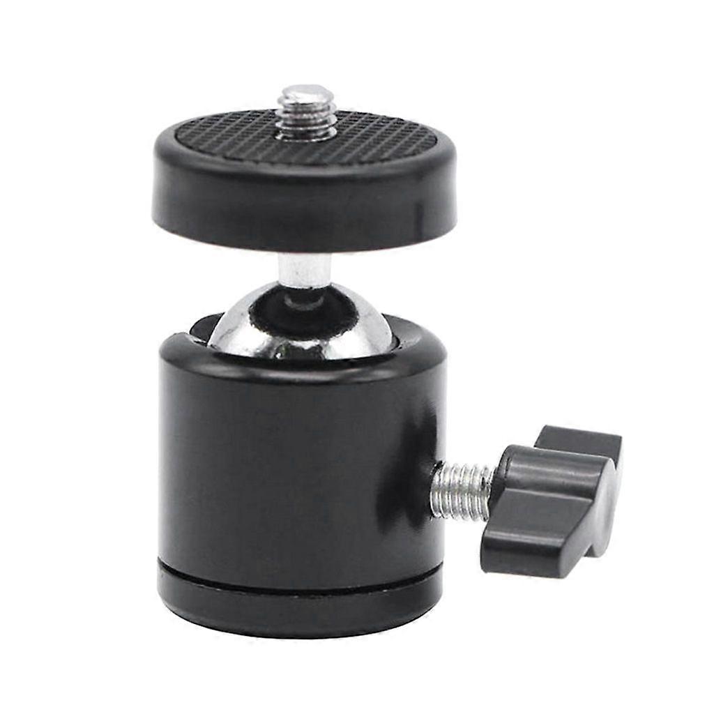Mini Tripod Ball for Head 360 Rotation Tripod Mount Camera Ballhead Adapter with 1/4" Screw Hole for DSLR Camera Camcor