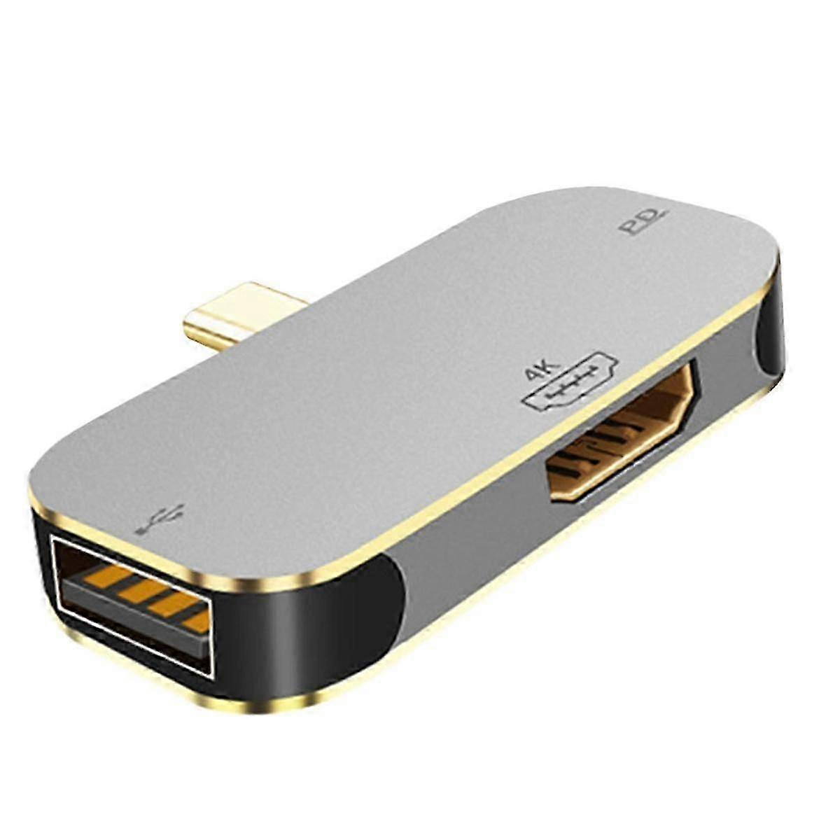 The 3in1 Docking Station is Suitable for 100W Switch to Connect to Screen Projection and Supports