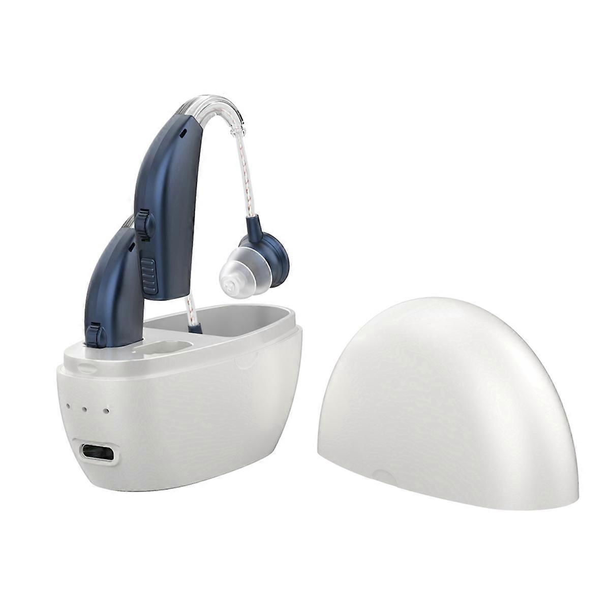 Elderly Loudspeaker Headphones Hearing Device with Magnetic Charging Portable Wireless Sound Amplif