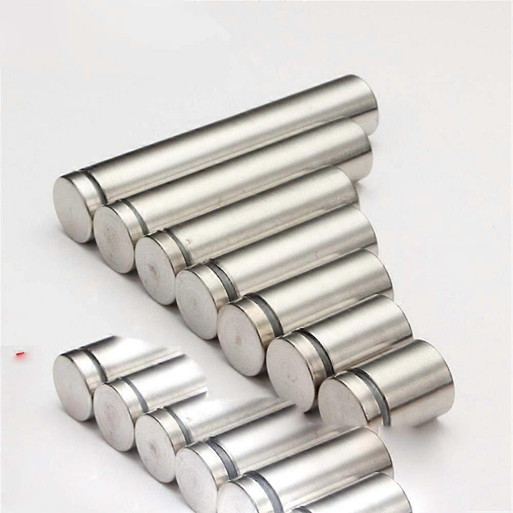 Steel Advertising Screw Standoff Fixings 12Mm Diameter 25Mm Length 10 Pcs Lot For Advertising Sign Mounting