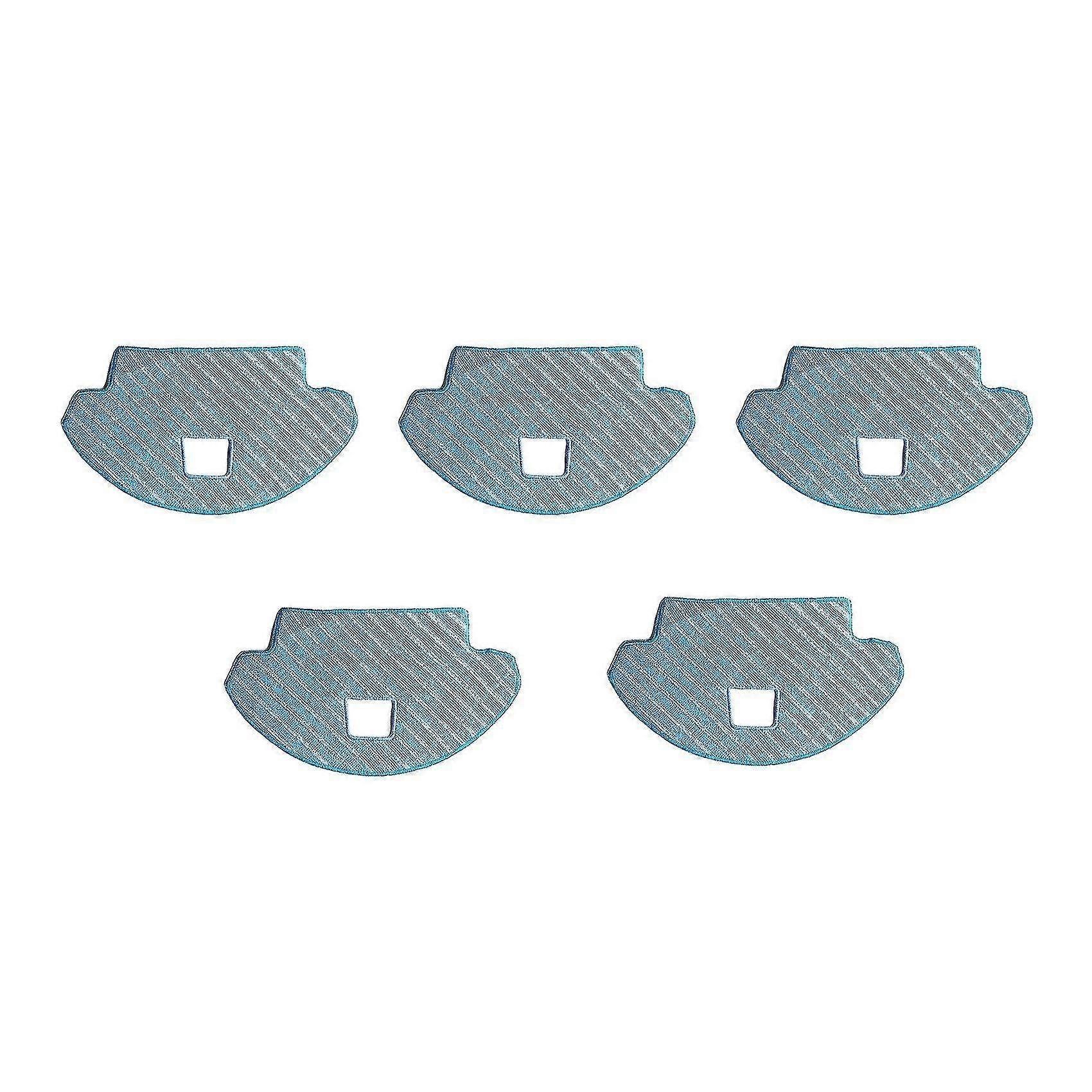 5 Pcs Robot Sweeping Robot Microfiber Mop Pad For Ecovacs