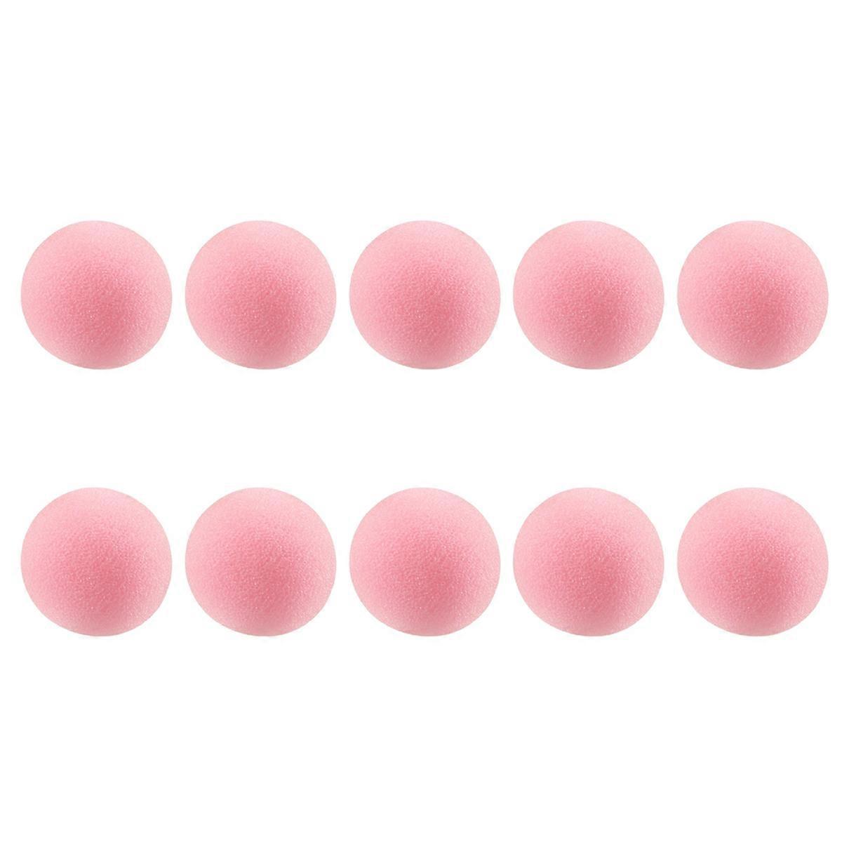 10 Pack Lapel Headset Microphone Windscreen, Microphone Sponge Foam Cover Mini Size Lavalier Microphone Windscreen Pink