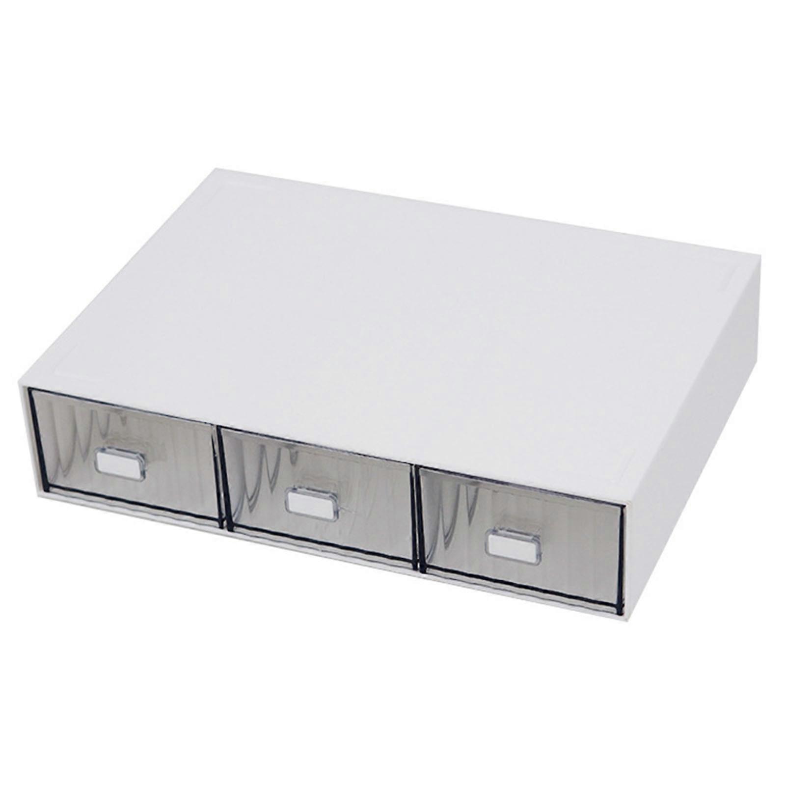 Plastic Cosmetics Organizer Boxes Space Saving Cabinet Organizer